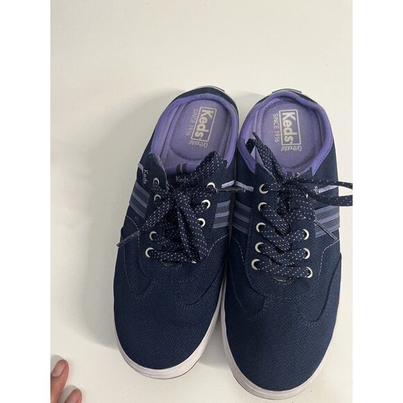 keds ortholite laced slide sneakers blue size 9.5 - Picture 10 of 10